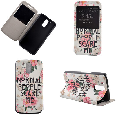 

Роуз Цветочный дизайн PU кожа флип Обложка Кошелек Карты Держатель чехол для Moto G4