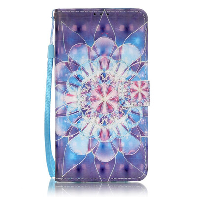 

Colourful Flower Design PU Leather Flip Cover Wallet Card Holder Case for SAMSUNG NOTE5