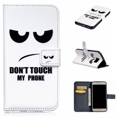 

Eye Design PU Leather Flip Cover Wallet Card Holder Case for SAMSUNG GALAXY S6