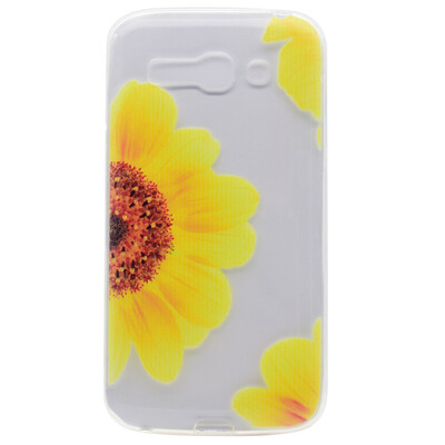 

Sunflower Pattern Soft Thin TPU Rubber Silicone Gel Case Cover for Alcatel One Touch Pop C9