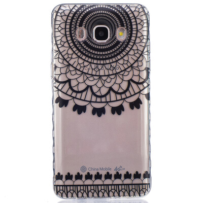 

Black wind chimes Pattern Soft Thin TPU Rubber Silicone Gel Case Cover for SAMSUNG Galaxy J5 2016/J510