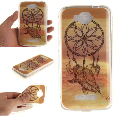 

Обложка Dreamcatcher Pattern Мягкий тонкий ТПУ резиновый силиконовый гель чехол для Alcatel One Touch Pop C7