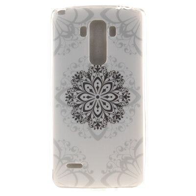 

Datura flowers Pattern Soft Thin TPU Rubber Silicone Gel Case Cover for LG G4 Stylus/LS770