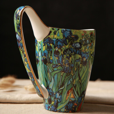 

Eve EDO ceramic mug personality creative bone porcelain cup TH6110 iris