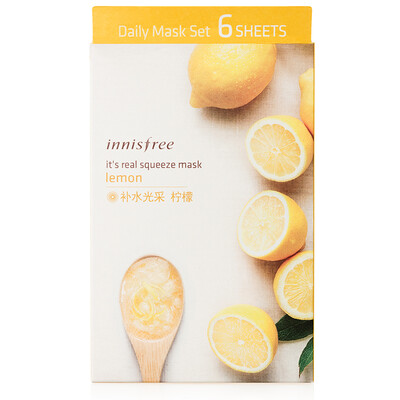

Innisfree Innisfree действительно Crafts Xianrun маска - Лимон 20мл * 6