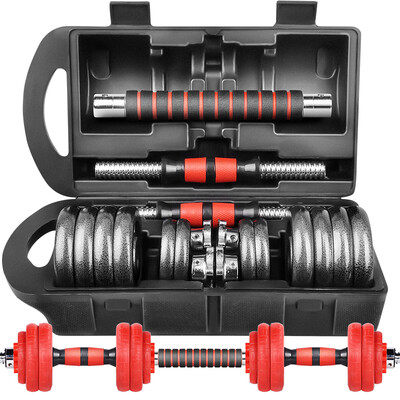 

Shuangpai fitness machine detachable plating dumbbell Male Dumbbell
