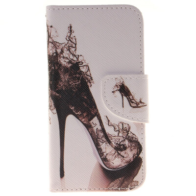 

High heels Design PU Leather Flip Cover Wallet Card Holder Case for LG K4