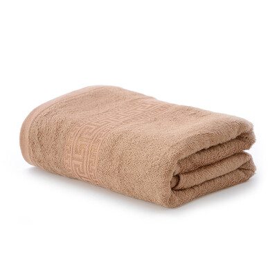 

Bamboo bamboo towel soft and comfortable skin-friendly bamboo charcoal jacquard bath towel Great Wall satin file pink