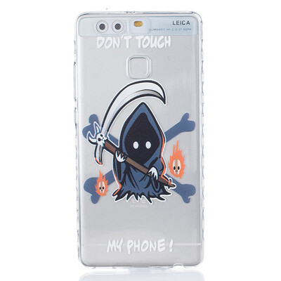 

Grim Reaper Pattern Soft Thin TPU Rubber Silicone Gel Case Cover for HUAWEI P9