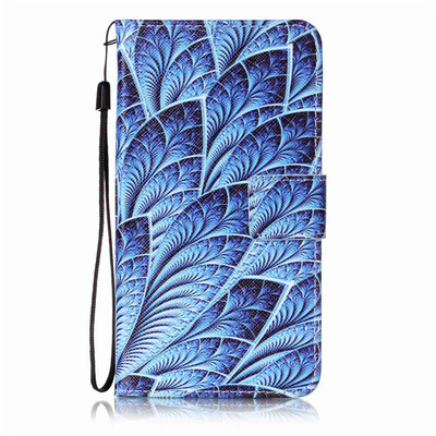 

Blue Dazzle Design PU Leather Flip Cover Wallet Card Holder Case for Wiko Fever 4G