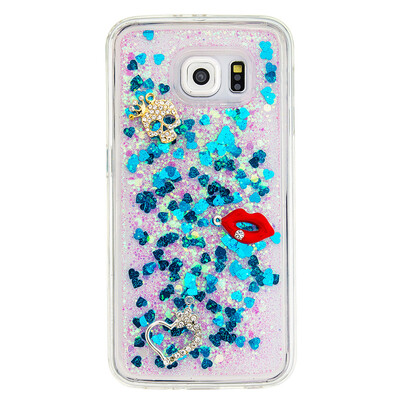 

Dynamic Quicksand Glitter Liquid Soft TPU Case Cover For SAMSUNG S6EDGE