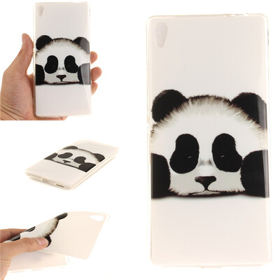 

Panda Pattern Soft Thin TPU Rubber Silicone Gel Case Cover for SONY Xperia C6