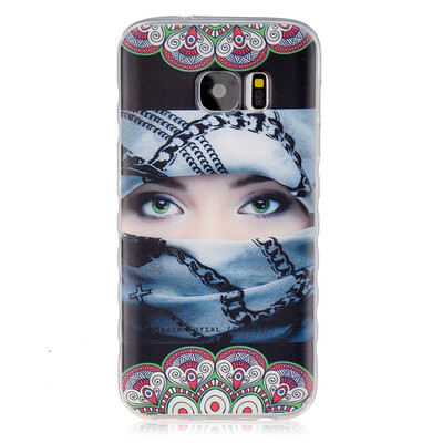 

Арабская девушка Pattern Мягкая обложка Тонкий ТПУ резиновый силиконовый гель чехол для SAMSUNG GALAXY S7