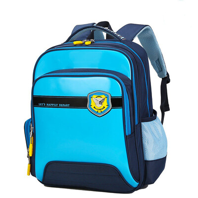

Jingdong Supermarket Cara sheep Carany CX2593 ice sea blue primary school student bag burden reduction backpack boy boy girl backpack