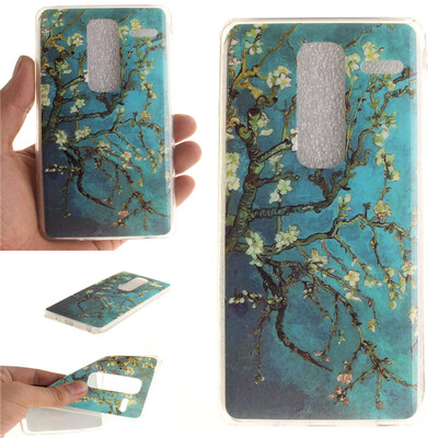 

Apricot tree Pattern Soft Thin TPU Rubber Silicone Gel Case Cover for LG Class/Zero