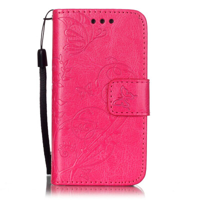 

Rose Flower Design PU Leather Flip Cover Wallet Card Holder Case for IPHONE 4S