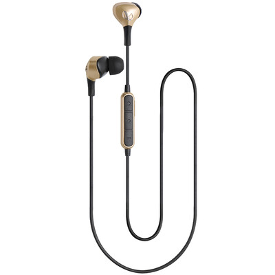 

Yan Fei Li Shi Infinity R300BT inline wireless Bluetooth headset phone headset with wheat gold