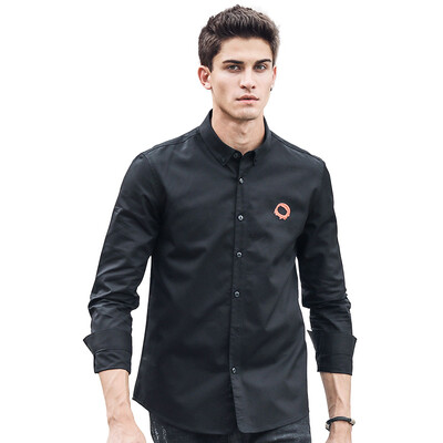 

Pioneer Pioneer Camp Long Sleeve Shirt Men Back Print Men Shirt 611510 Black
