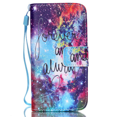 

Colorful Stars Design PU Leather Flip Cover Wallet Card Holder Case for SAMSUNG S6EDGE PLUS