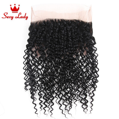 

360 Full Lace Band Frontal Closure 7A Afro Kinky Curly Brazilian Virgin Hair Brazilian Kinky Curly Full Lace Frontal Closure