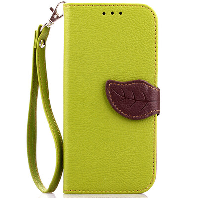 

Green Design PU Leather Flip Cover Wallet Card Holder Case for HTC One M8 Mini