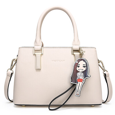 

Scarecrow MEXICAN trend of female handbag Messenger bag European&American fashion ladies hand bag commuter package oblique cross package MTC70525L-08 beige