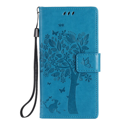 

Blue Tree Design PU Leather Flip Cover Wallet Card Holder Case for HUAWEI P8