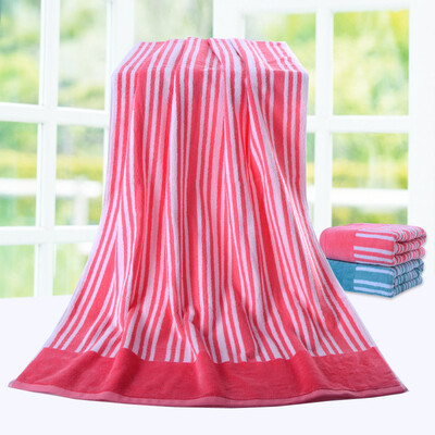 

Matt полотенца текстильного хлопчатобумажной пряжа окрашенных Добби толще более мягкий, впитывающее полотенце средиземноморского синий 76 * 142cm 650g / бар