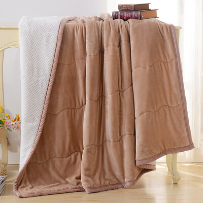 

Jiuzhou deer blankets home textiles autumn&winter thick Beibei carpet blanket cashmere leisure blankets knitted casual office blankets shellfish quilted quilting blankets blankets blankets 150 200cm
