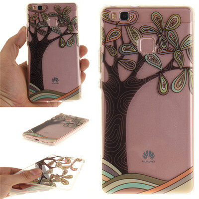 

Hand painted trees Pattern Soft Thin TPU Rubber Silicone Gel Case Cover for HUAWEI Y3 II