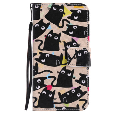 

Cute Kitten Design PU Leather Flip Cover Wallet Card Holder Case for Google Pixel