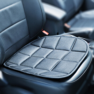 

Jingdong Supermarket] card ornaments bamboo charcoal square pad car cushion four seasons cushions universal monolithic gray