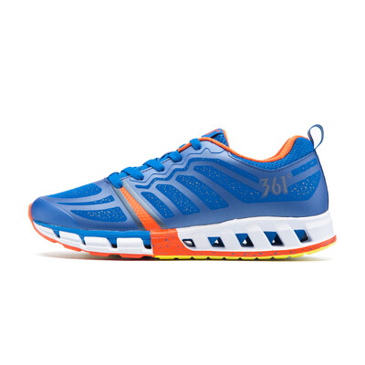 

361 degrees men routine running shoes 571632232-2 palace blue / red orange 42