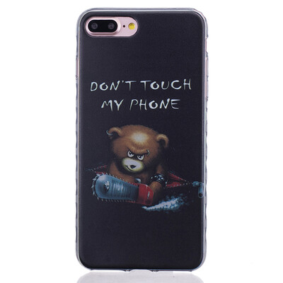 

Bear Pattern Soft Thin TPU Rubber Silicone Gel Case Cover for IPHONE 7 Plus
