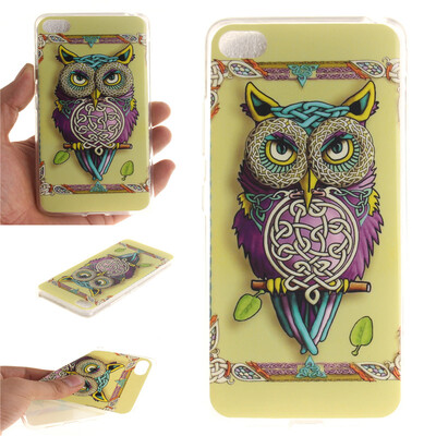 

Сова Pattern Мягкий тонкий ТПУ Резиновая крышка силиконовый гель чехол для Lenovo S90-t