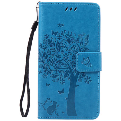 

Blue Tree Design PU Leather Flip Cover Wallet Card Holder Case for SONY Z4