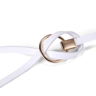 

Styria (STIYA) ladies belt Korean version of the women's fashion decoration dress slender lips simple leisure lady belt 862S081006 white