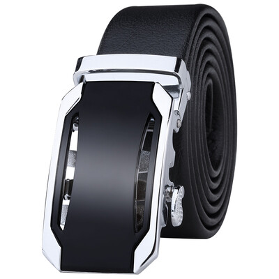 

Золотая лиса (FOXER) мода полый хит цвет автоматической пряжки ремня бизнес случайный мужской пояс 508022F03A черный