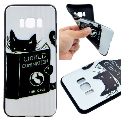 

Cat Pattern Мягкий тонкий ТПУ резиновый силиконовый гель Дело Чехол для Samsung GALAXY S8