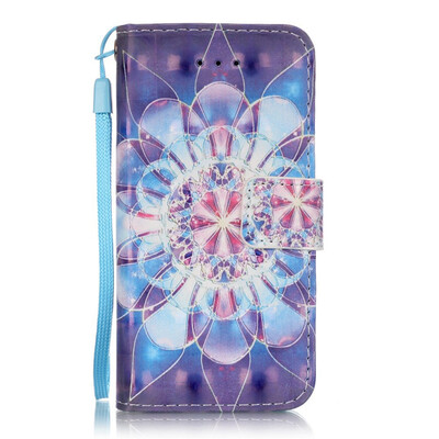 

Colourful Flower Design PU Leather Flip Cover Wallet Card Holder Case for IPHONE 5