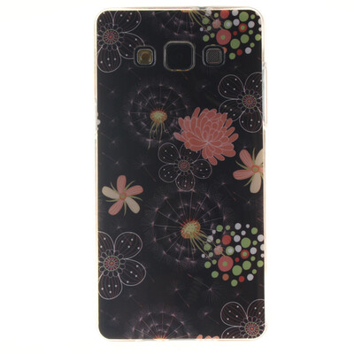 

Colorful flowers Pattern Soft Thin TPU Rubber Silicone Gel Case Cover for SAMSUNG GALAXY A5