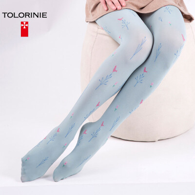 

【Jingdong supermarket】 TOLORINIE stockings spring jacquard pantyhose spring and summer rendering sexy pantyhose 【1 group】 K1124C2699