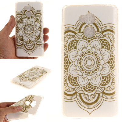 

White flowers Pattern Soft Thin TPU Rubber Silicone Gel Case Cover for XIAOMi RedMi 4