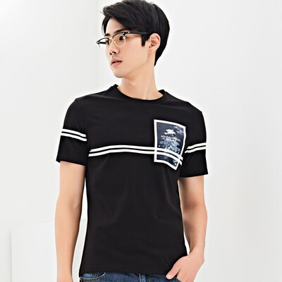 

DANCING WOLVES Slim Fit Printed T-Shirt