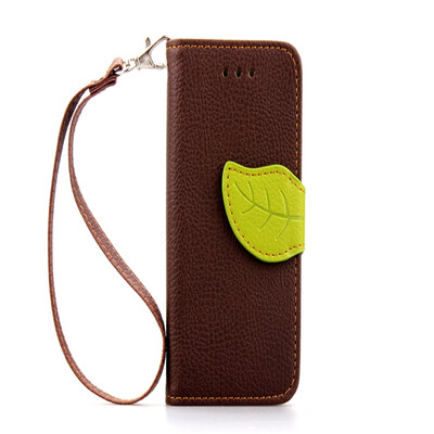 

Brown Design PU Leather Flip Cover Wallet Card Holder Case for Apple iPhone 4G4S