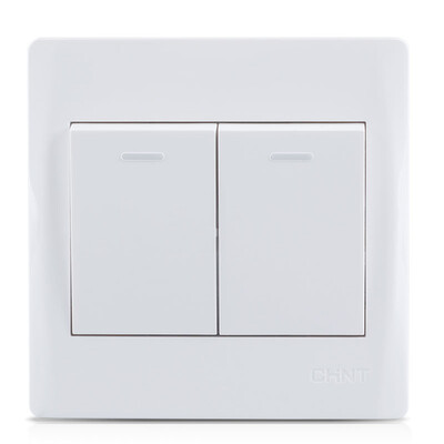 

Zhengtai CHNT socket panel switch socket double open single ivory white 7V series NEW7-V00300A