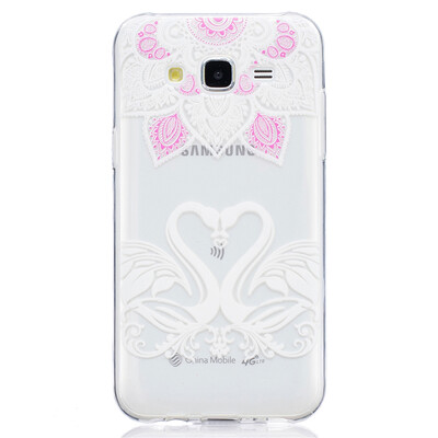 

Swan Pattern Soft Thin TPU Rubber Silicone Gel Case Cover for SAMSUNG GALAXY J5