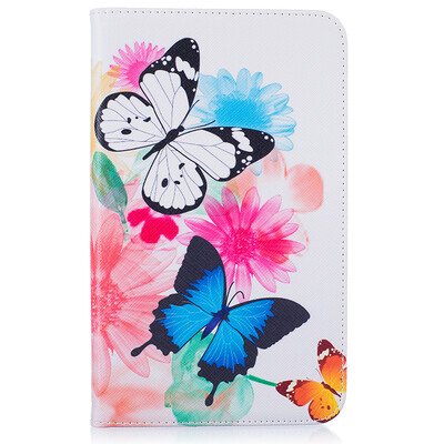 

Two Butterflies Style Embossing Classic Flip Cover with Stand Function and Credit Card Slot for SAMSUNG GALAXY Tab A 7.0 T280