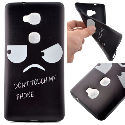 

Anger Pattern Soft Thin TPU Rubber Silicone Gel Case Cover for Huawei Honor 5X/GR5