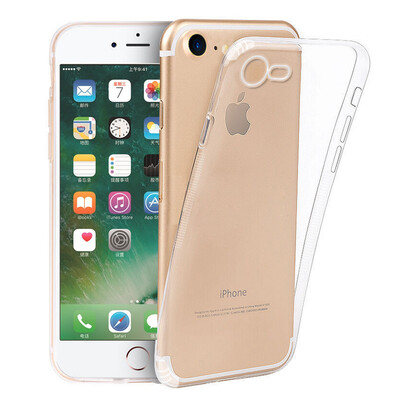 

Mo Fan Apple 87 mobile phone case iphone8 7 mobile phone sets transparent silicone rubber i7 anti-fall shell protective cover seven tide male thin female section 47 inch transparent color